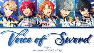 「 ES! 」Voice of Sword  - Knights [KAN/ROM/ENG]