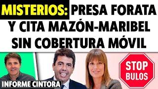 ¿OCULTAN QUE ABRIERON LA PRESA DE FORATA Y FUE DETERMINANTE? ¿MAZÓN SIN COBERTURA CON DANA? Cintora