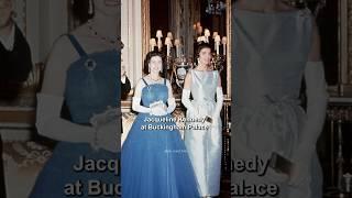 The meeting between Queen Elizabeth II and Jacqueline Kennedy #queenelizabeth #royal #royalfamily