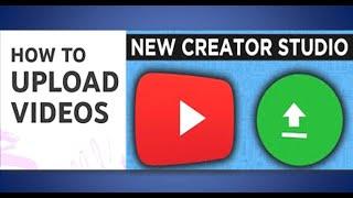 How To Upload Videos with YouTube Studio | YouTube Crater Video Studio 2020