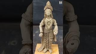 "How to Make a Small Kartik Idol with Clay | Step-by-Step Clay Kartik Idol Tutorial"#art #clayidol