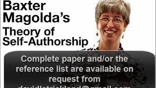 Baxter-Magolda's Self-Authorship-Theory-Video-by-Strickland