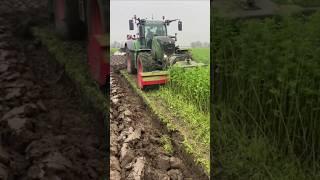 Fendt 728 Onland Ploughing  #tractor #farming #agriculture #landwirtschaft #agro