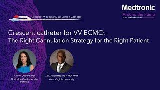 Around the Pump: Crescent catheter for VV ECMO: The Right Cannulation Strategy for the Right Patient