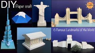 DIY PAPER LANDMARKS PART 3 I DIY PROJECTS I HOME DECOR IDEAS I DIY PAPER CRAFTS I DIY PAPER MODELS