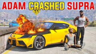 Adam Crashed Toyota Supra In Gta 5 | Gta 5 In Telugu #205