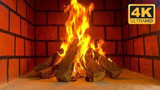 4K Fireplace Fire and Sound - Crispy Fire Sound for Studying, Motivation, Relaxation, and Sleep 