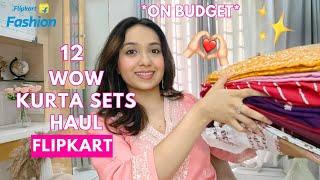 12 best Flipkart kurta set Try on haul  | Flipkart Flagship Sale  | Isha Vinod Jain