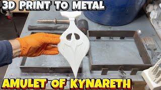 My Last Video  - Petrobond Sand Casting - Amulet of Kynareth - In Aluminium Bronze  - Ingot Joe 