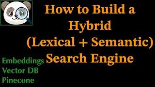 How to build a  hybrid semantic and keyword search engine?