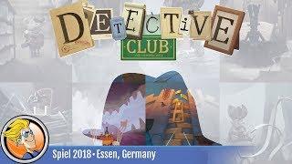 Detective Club — game overview at SPIEL '18