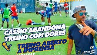 CÁSSIO ABANDONA TREINO COM DORES | LESÃO MATHEUS HENRIQUE | TREINO PESADO DE FERNANDO DINIZ