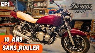 Sauvetage et rénovation d'une Kawasaki 750 Zephyr oubliée ! ep1/3 #motorcycle #restoration