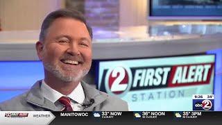 Jeff Alexander sports new look in final days at WBAY-TV