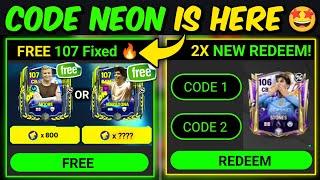 FREE 107 OVR Player - 2X NEW Redeem Codes (Code Neon Event) | Mr. Believer