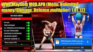 Wwe Mayhem Mod Apk Terbaru 2024 Unlimited Money And Gold Mediafıre Offline Obb Download