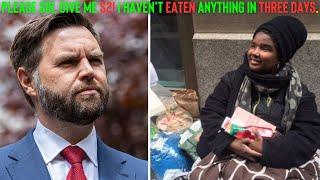 JD Vance's EYE-OPENING Response to Homeless Woman's $5 Cry for Help!