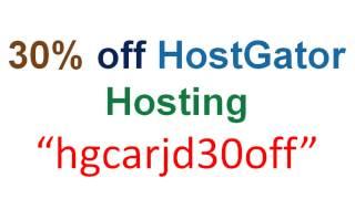 HostGator Coupon Code 2015 - 30% Discount