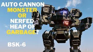 Auto cannon monster or nerfed heap of garbage? MechWarrior Online (MWO).