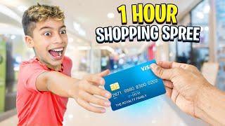 Giving our SON 1 Hour to Buy Whatever He Wants - Challenge 