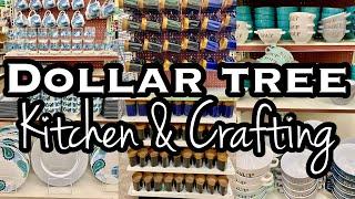 DOLLAR TREE NEW FINDS 2021 • KITCHEN & CRAFTING • SHOP WITH ME