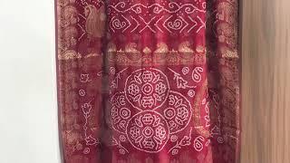 Beautiful Bandhani sarees of Kutch ( WhatsApp 8238388877)