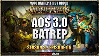 AoS 3 | Seraphon vs Orruk Warclans - Warhammer: Age of Sigmar Battle Report