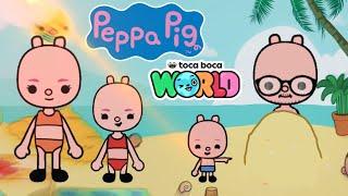 PEPPA PIG IN TOCA BOCA | ️ At The Beach ️