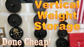 DIY Weight Plate Storage