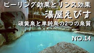 【九州温泉】湯屋えびす　大分県別府市　日帰りで楽しめる別府明礬温泉の名湯　白濁色の硫黄泉　別府観光　別府温泉　大分旅行　大分温泉　別府温泉めぐり　家族風呂　貸切風呂　貸切温泉　おんせん県おおいた