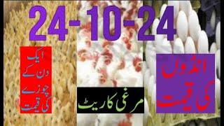 24-10-2024 broiler rate| Today egg rate |Today chicks price|Today poultry rate| today chicken rate