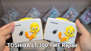 TOSHIBA LT 300 Repair TWE Cassette Player Walkman