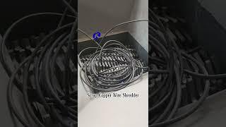 Industrial Power: Twin-Shaft Copper Wire Shredder in Action!   #shredder #doubleshaftshredder