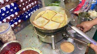 Rajiv Bhai Making Best Butter Cheese omelette | Indian Street Food