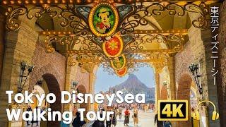 [4K JAPAN] Tokyo DisneySea Walking Tour (Nov. 2021)