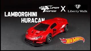 Lamborghini Huracan Super Trofeo X Liberty Walk Hotwheels Custom Diecast