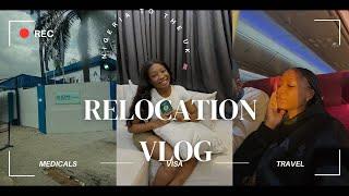 RELOCATION | TRAVEL VLOG | NIGERIA  TO THE UNITED KINGDOM (UK)  ️