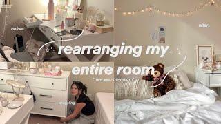 2024 PINTEREST GIRL ROOM RESET | cleaning, rearranging, mini ikea haul