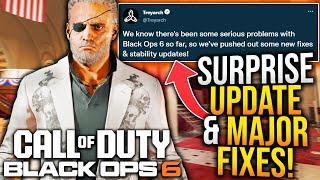 Black Ops 6: SURPRISE UPDATE FIXES Some MAJOR PROBLEMS! (BO6 New Update Patch Notes)