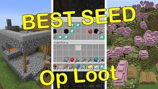 BEST OP Loot Survival/Hardcore/Speedrun Seed for Java 1.20 - 1.20.4 | Minecraft