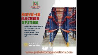 Organize Your Warehouse with Drive-In Racking! #WarehouseStorage #DriveInRacking #PalletRacking