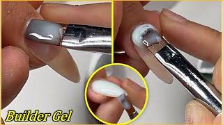 How to make Zen Builder Gel for long nails quickly and easily || Zurno Nails