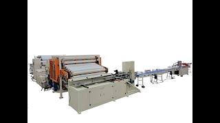 1850 mm Automatic gluing lamination toilet paper machine production line