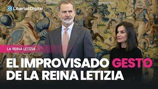 El improvisado gesto de la reina Letizia en lengua de signos