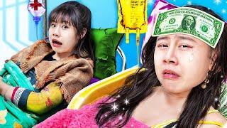 Rich Girl Vs Poor Girl In Hospital! My Mom Left Me