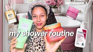 My Shower Routine + Skincare / Hair Routine | ft.Afina