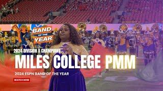 Miles College "PMM" (Division II Champions )| 2024 Band Of The Year | Watch in 4K!!!!