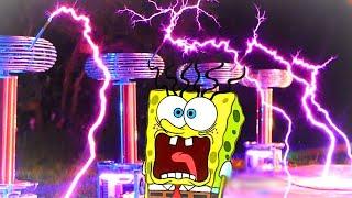 SpongeBob Meets TESLA COILS