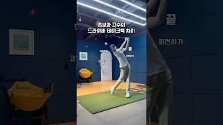 초보와 고수의 드라이버 테이크백 차이 #골프 #골프스윙 #골프레슨 #골프연습 #golf