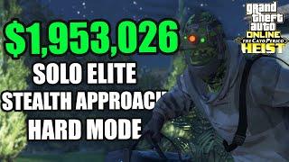 GTA Online Cayo Perico Heist- Stealth Approach SOLO Elite $1,953,026